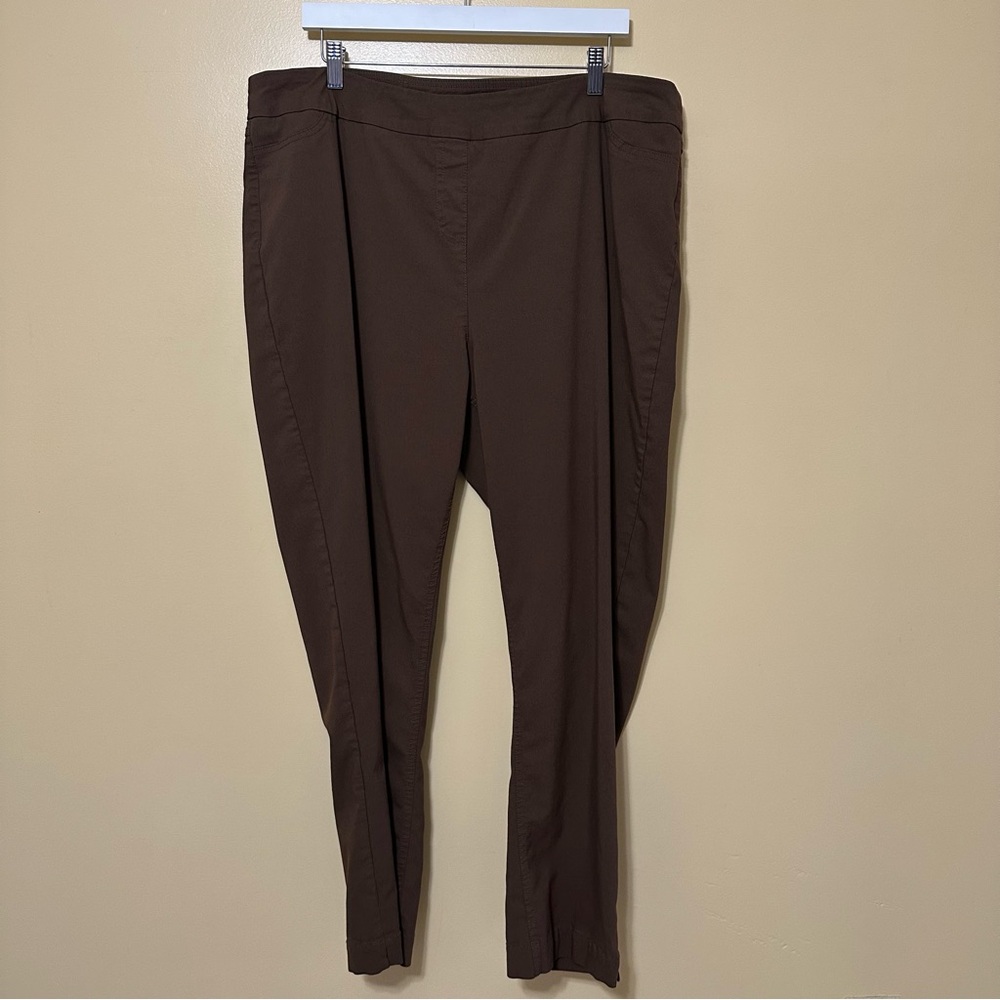 Soft Surroundings Pull On Metro Leggings Women 2X Brown